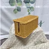 Scandinavian Rustic  Desktop Plug Socket Organizer Box Imitation Rattan Bedroom Data Cable Power Cord Organizing Storage Basket 5