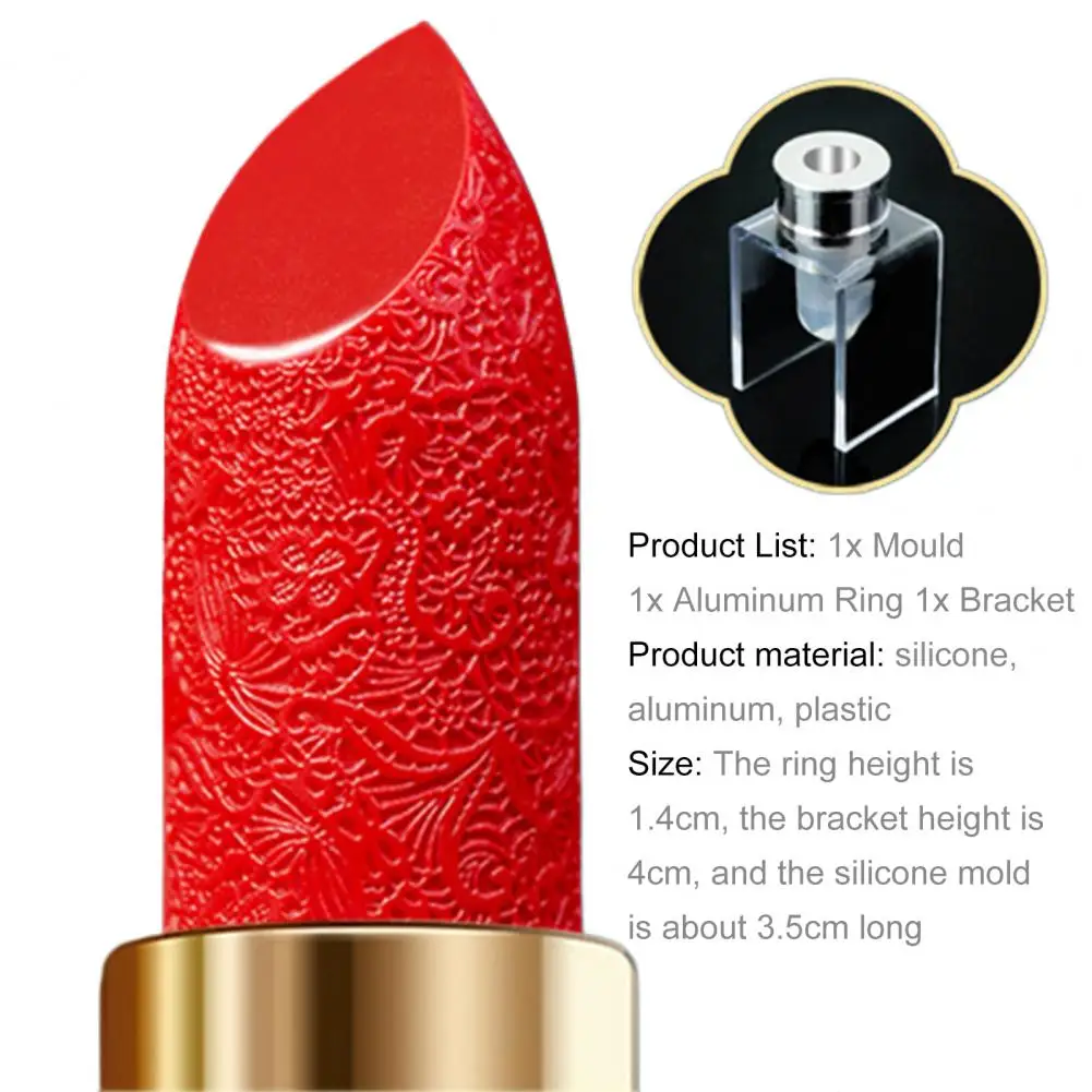 Description Picture 6 of itemLip Balm Mold Elegant Reusable Various Shapes Lovely Lip Balm Mold Practical Creative Non-stick Lipstick Mold for Beauty