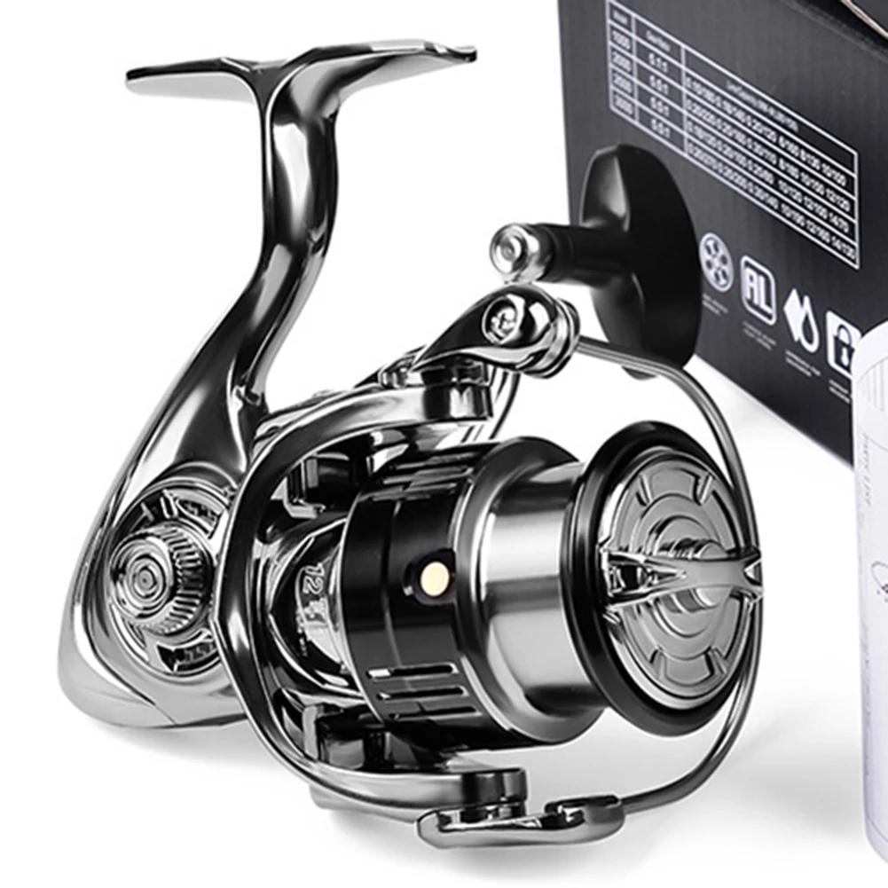 Spinning Reel Ultra Smooth Powerful Reel Heavy Duty Left / Right Hand With  Toughened Metal Head For Outdoor Fishing