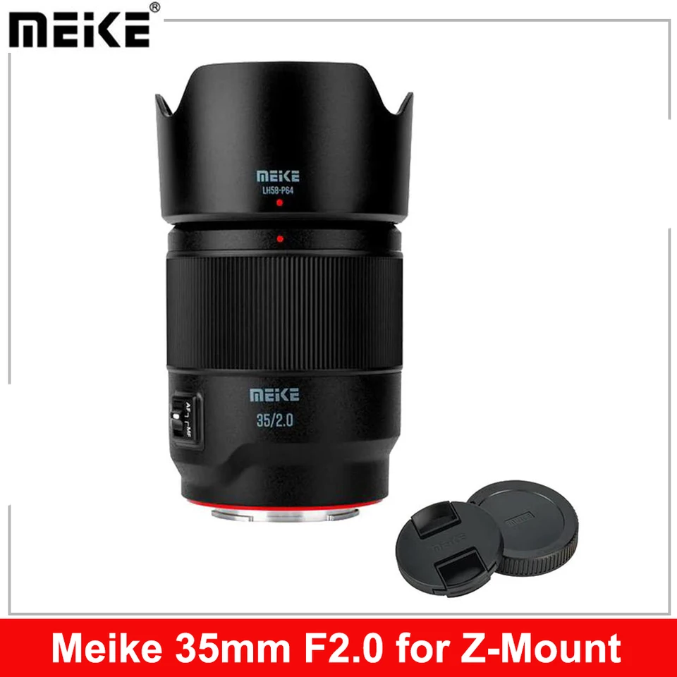 Meike 35mm F2.0 Full Frame Auto Focus Lens (STM Motor) for Sony E