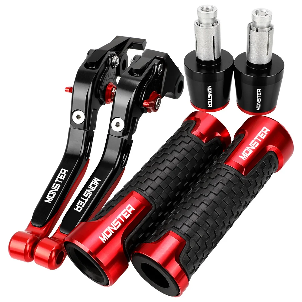 

Motorcycle Accessories Handgrips Extendable Brake Clutch Levers Handlebar Grips Ends For DUCATI 620 MONSTER 620MONSTER 2003-2006