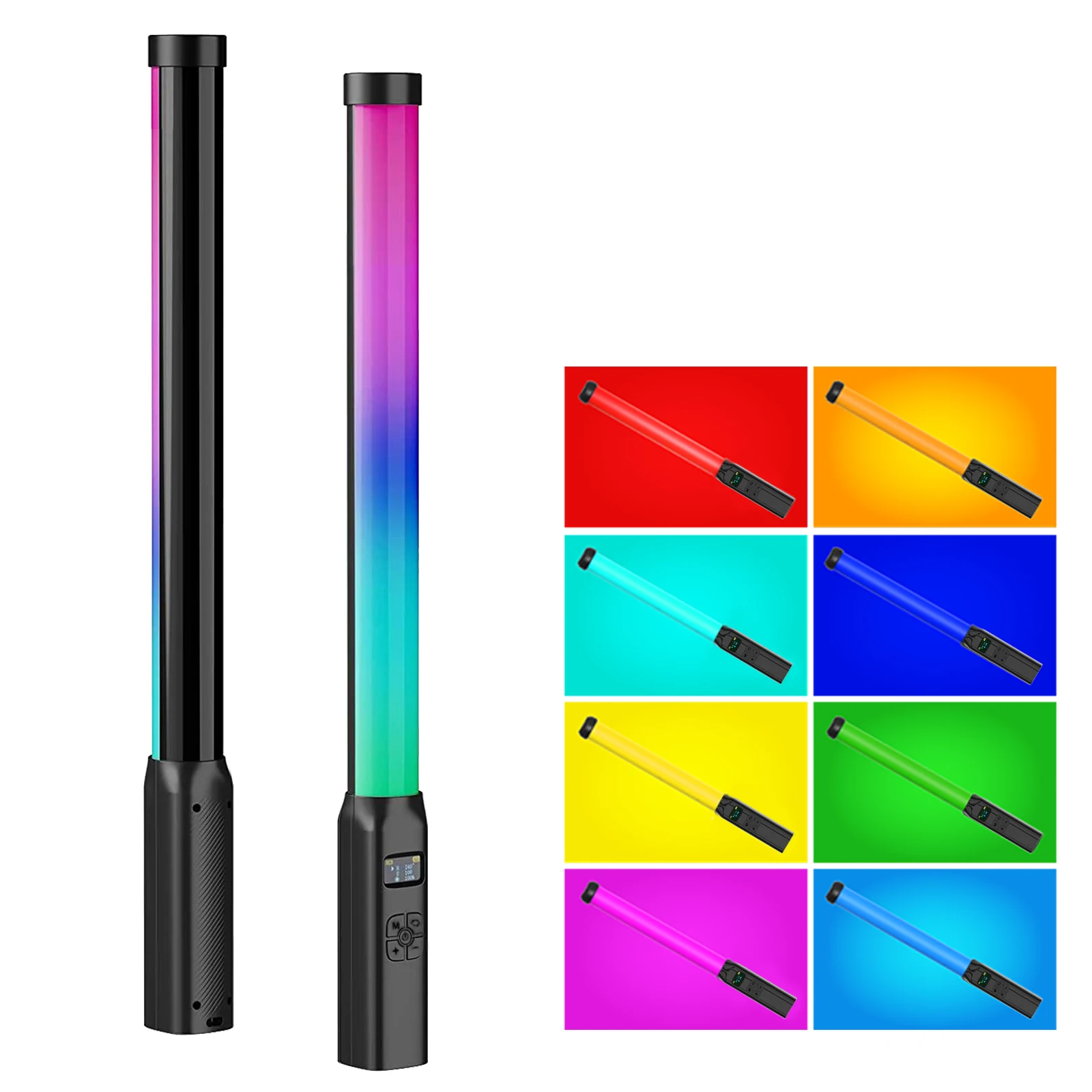 Handheld Rgb Colorido Video Stick Light Led Light Wand Cri 95 Mais 2500k-9000k Lâmpada de Fotografia Iluminação Fotográfica 50cm