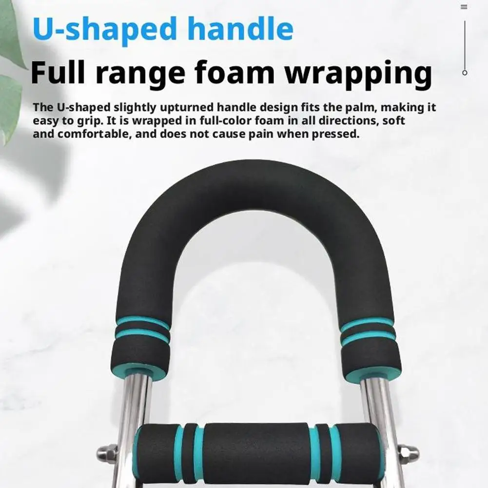 Multi Functional Adjustable Arm Strength Device Chest Expansion Arm Muscle Trainer 50kg U-shaped Fitness Equipment