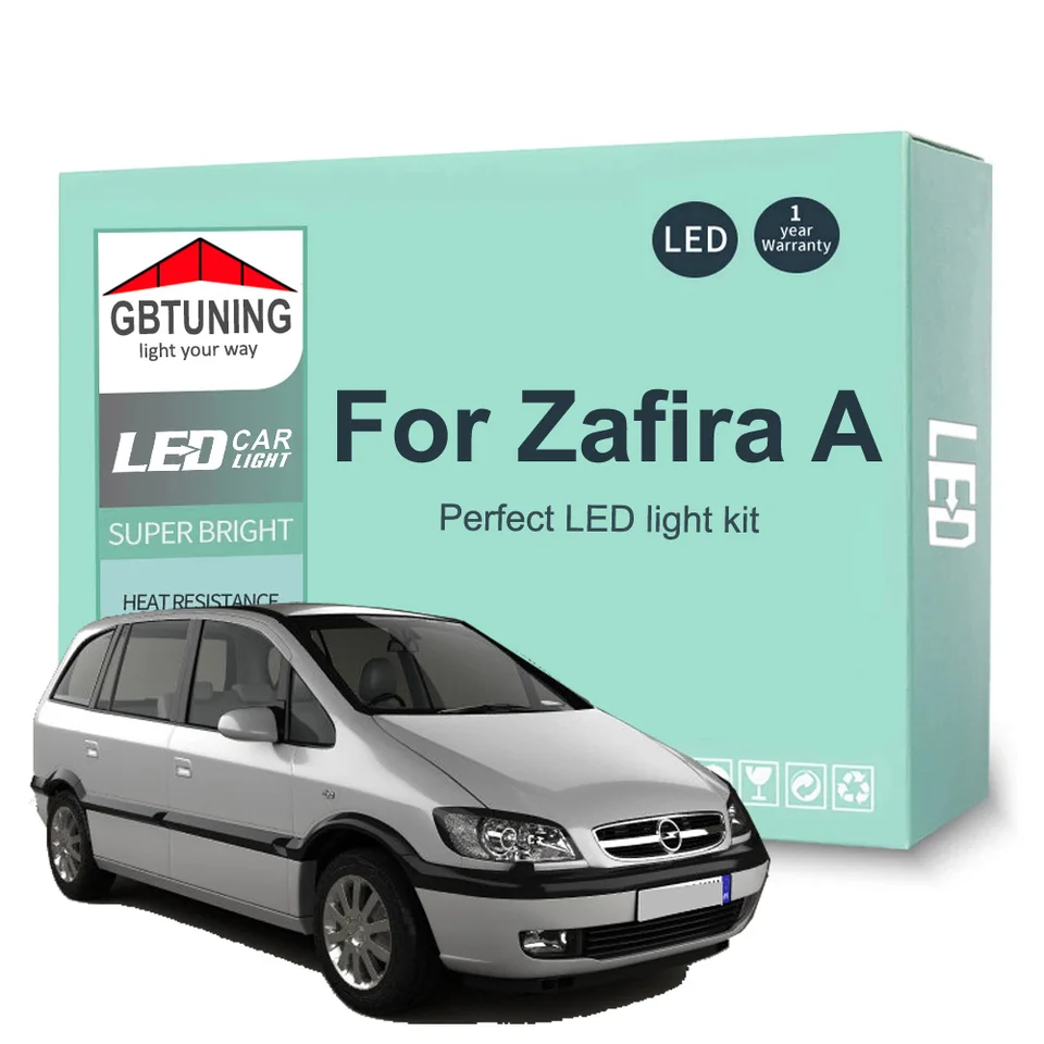 9x LED Bulbs Interior Lights SET Automotive Courtesy Light Car Lamps BLUE From Pro!Carpentis Compatible With 3008