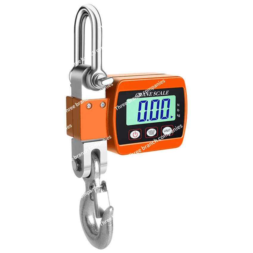 

300KG/500KG Digital Crane Scale Portable Hanging Scale Heavy Duty Crane Scale LCD Backlight Industrial Hook Scales Unit Change