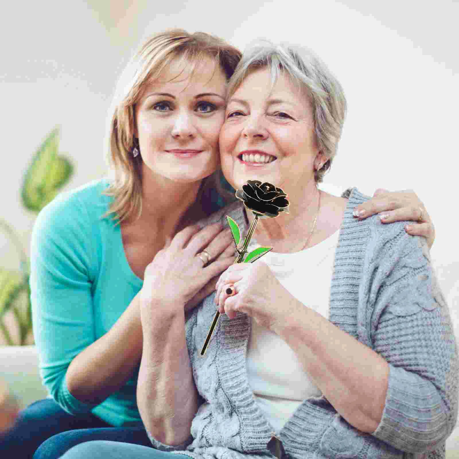 

Цветущая лакированная 24-каратная позолоченная Роза, настоящая Роза, подарок на день рождения, День Святого Валентина, годовщину, День матери, с сувенирной сумкой