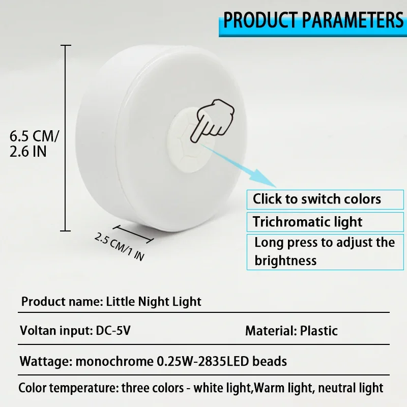 Description Picture 2 of itemSmart Kitchen Lights USB Rechargeable LED Night Light Stepless Dimming Cabinet Lamp Lighting for Kitchen Closet with Magnetic