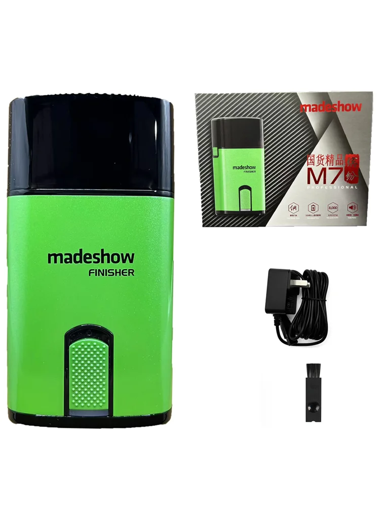 Madeshow M7 Shavers 1400mAh Professional Oil Head Reciprocating Hair Clippers Metal Body 0MM Cutter Electric Beard Trimmer