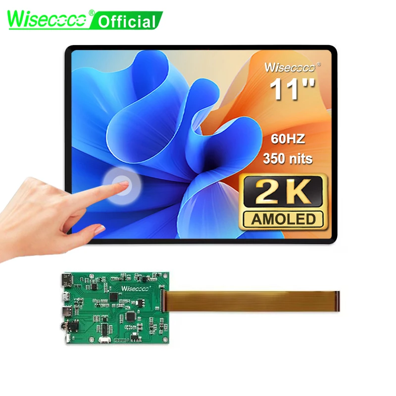 Wisecoco 11 Inch AMOLED 1728x2368 2k OLED Display IPS On-cell Wisecoco 11 Inch AMOLED 1728x2368 2k OLED Display IPS On-cell