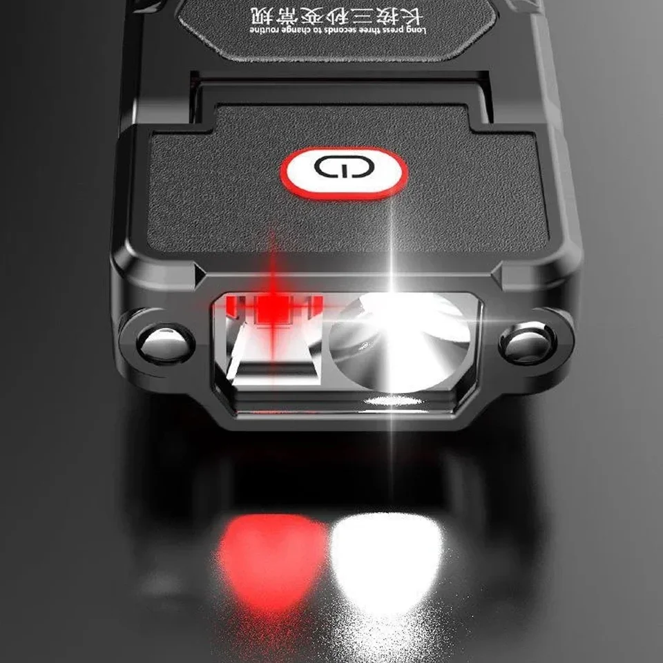 Lampe Frontale LED Mini – Rechargeable USB – Angle Réglable – Étanche