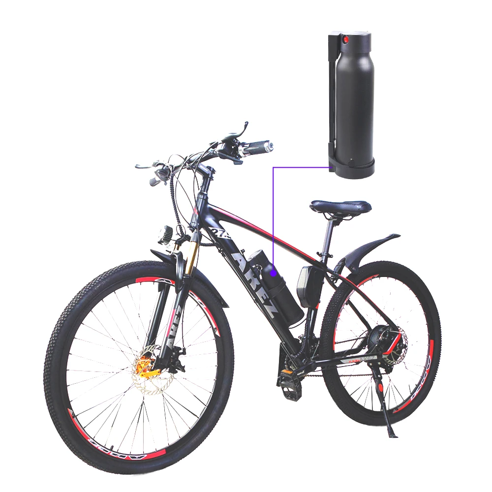 24V10Ah Mini Water Bottle Down Tube Ebike Battery 36V 9.6Ah 7Ah 12.8Ah 14Ah Electric Hybrid Bike Akku for Motor 250W 350W 500W