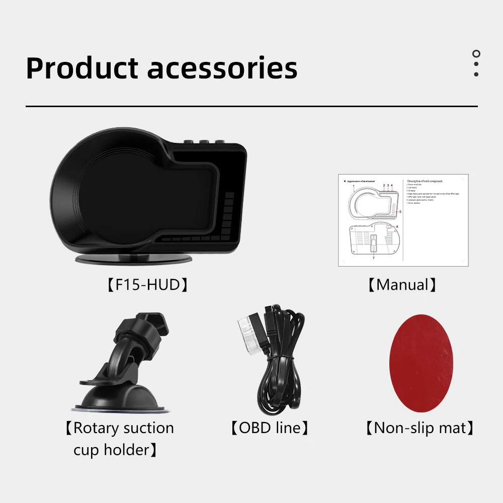 Podofo  Ʈ  ӵ OBD2 GPS  ÷, HUD   溸 RPM ,   Ÿ 