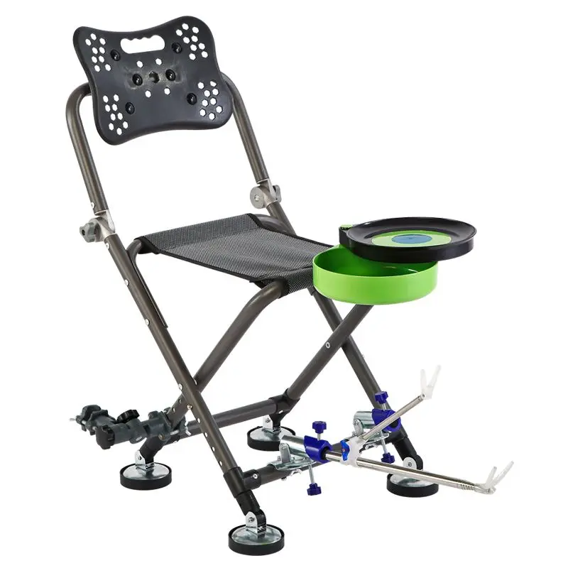 Portable Fishing Chair Multifunctional стул туристический Aluminum alloy 낚시의자 Adjustable Folding Camping Chair стул для рыбалки