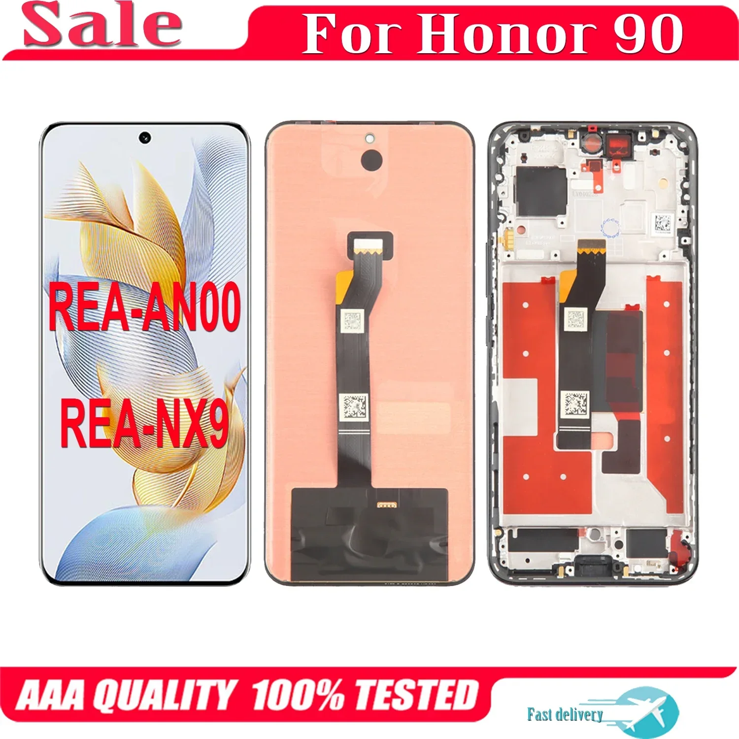 

AMOLED Original For Huawei Honor 90 Honor90 LCD REA-AN00 REA-NX9 Display Touch Screen Replacement Digitizer Assembly