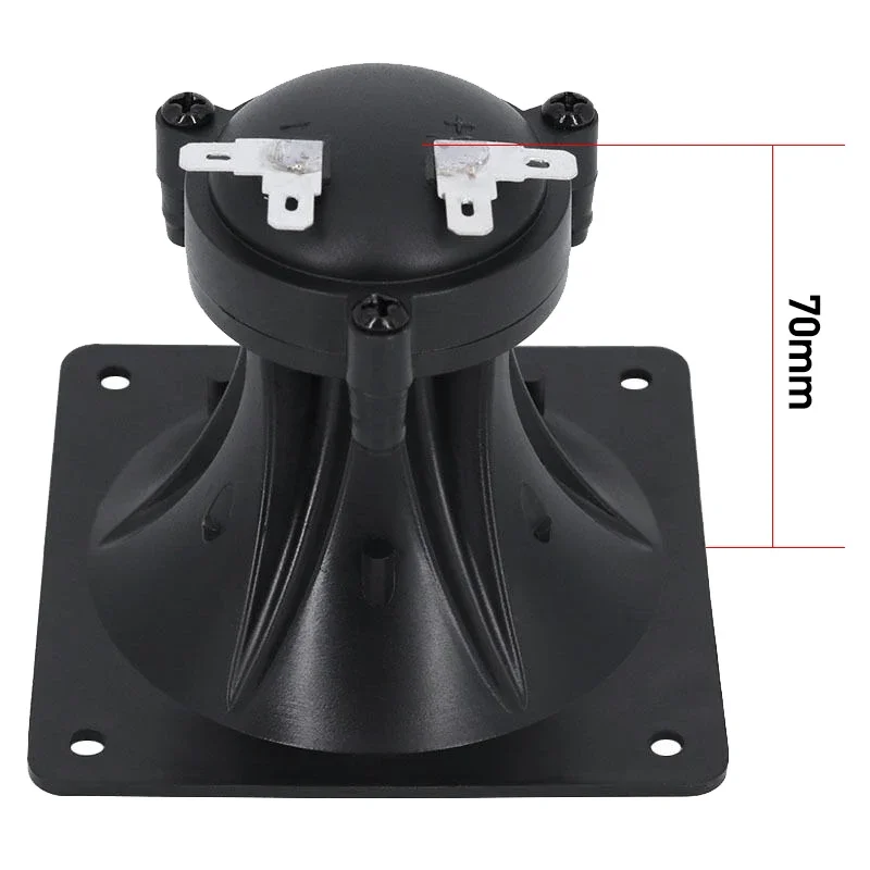 Waterproof piezoelectric speaker unit side view.