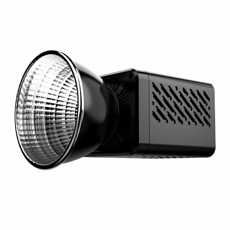 FORZAGO 사진 촬영용 미니 보웬스 마운트 COB 라이트, 야외 라이브스트림, 2500K-6500K 이중 색상, 40W 비디오 라이트