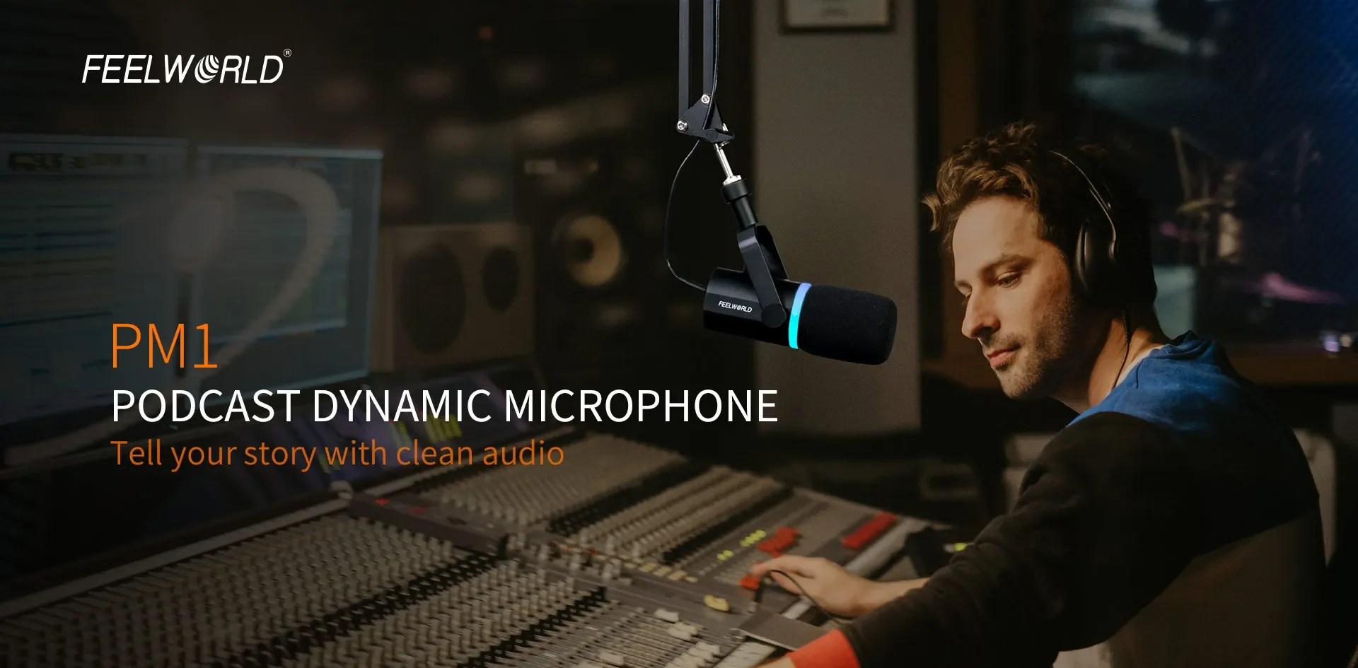 PM1 Dynamic Microphone for Podcasting Recording Gaming Live Streaming XLR/USB Dy