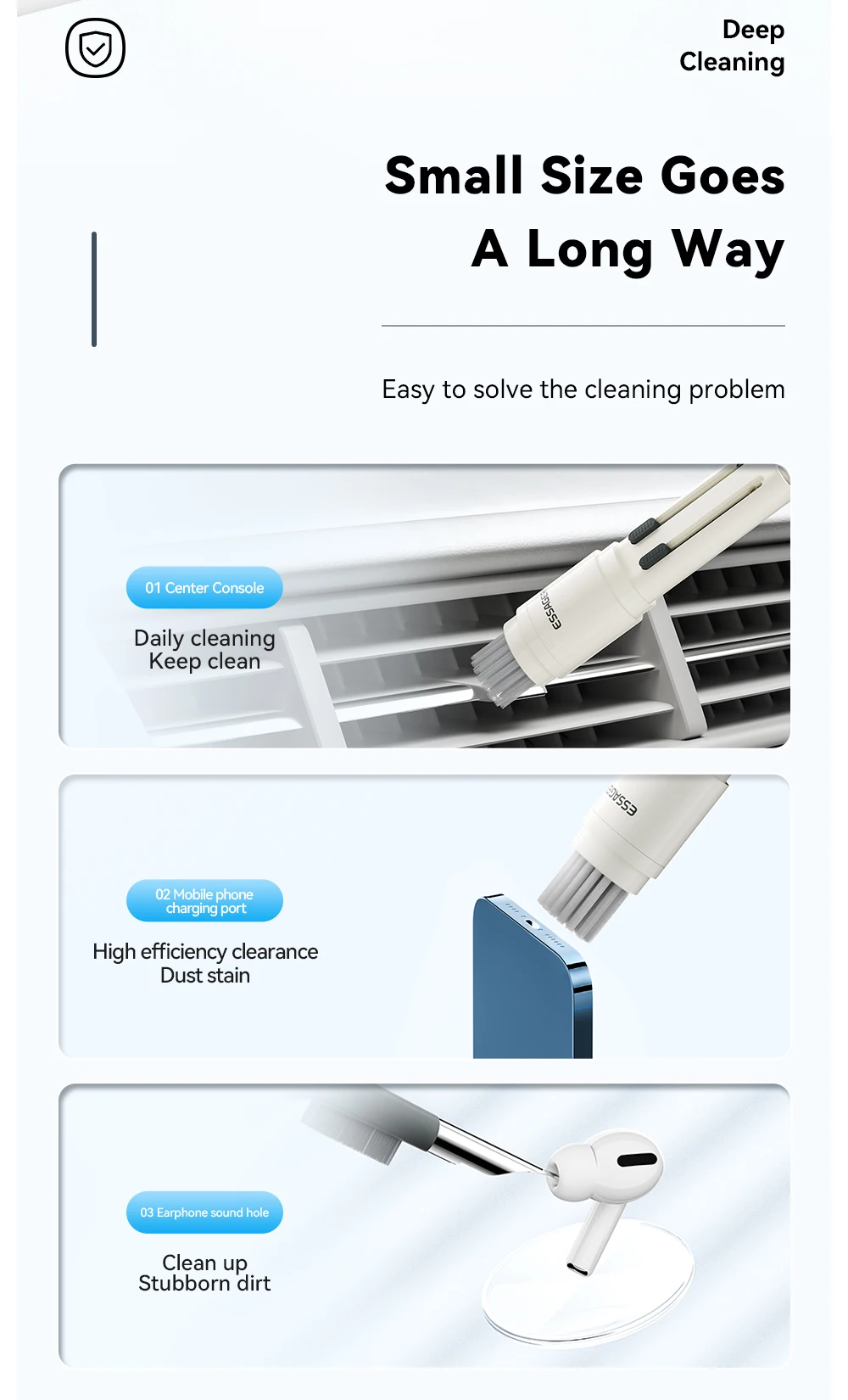 5-in-1 Cleaning Brush Bluetooth Earphones Cleaning Tool Cleaner Kit for Airpods