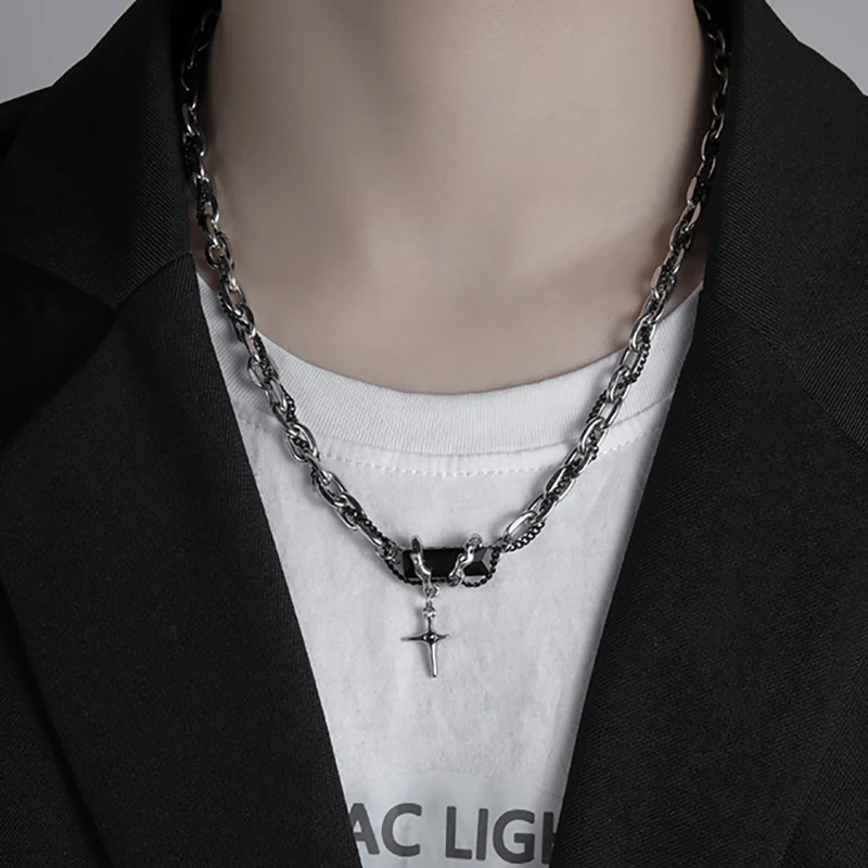 Catene, Collane E Pendagli Da Uomo In Argento In Acciaio | Acquisti Online Su - Foto 2