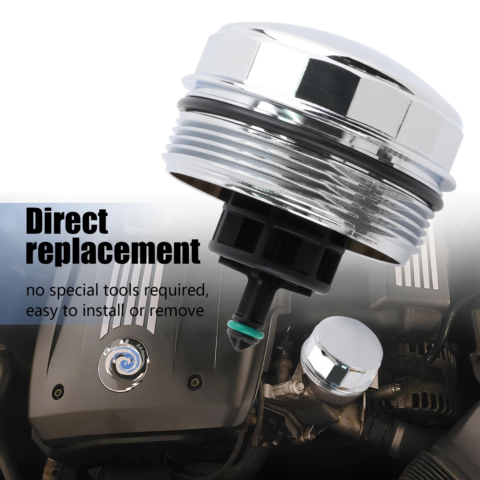 11427525334 Upgrade Aluminum Oil Filter Housing Cover Cap For BMW X6 X5 328i 528i X3 535XI 740LI X3 X5 X6 N5 Engine