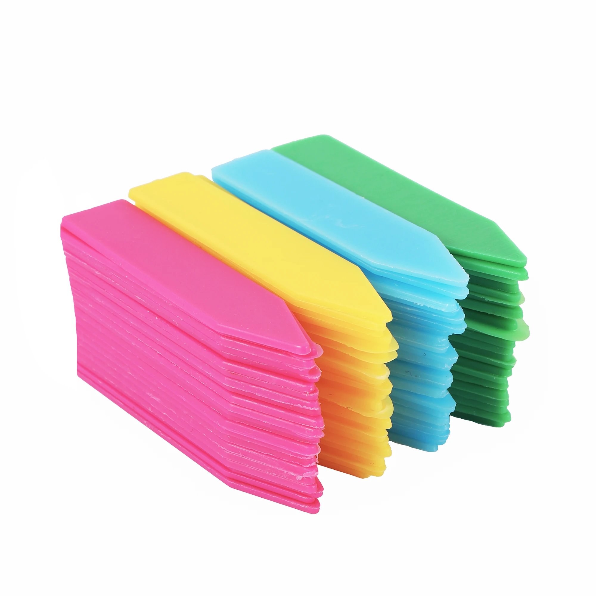 100Pcs Garden Plant Labels Plastic Plant Tags Nursery Markers Flower Pots Seedling Labels Tray Mark Tools plant tags