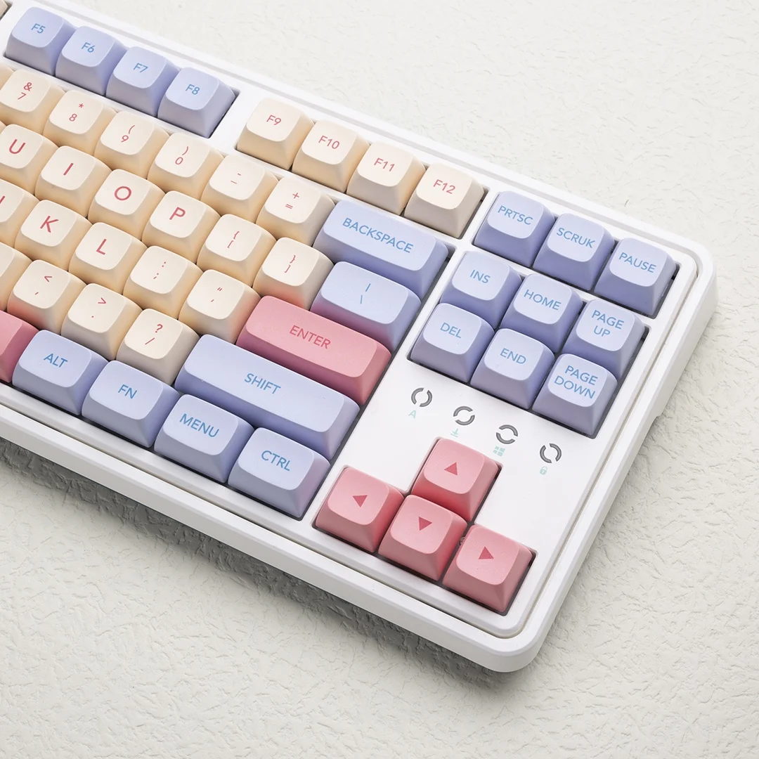 132 keys Marshmallow Russian Japanese Korean Keycaps XDA Profile PBT