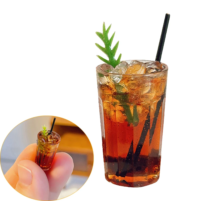 

Миниатюрная игрушка для кафе, модель украшения, классический американский игровой домик для латте, аксессуары для кукольного домика