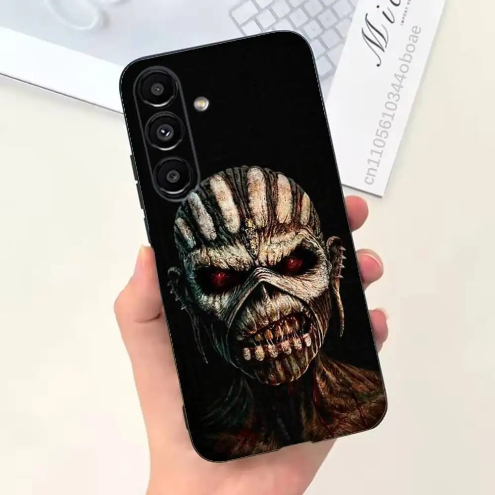 Iron Maiden Inspired Black Soft Phone Case