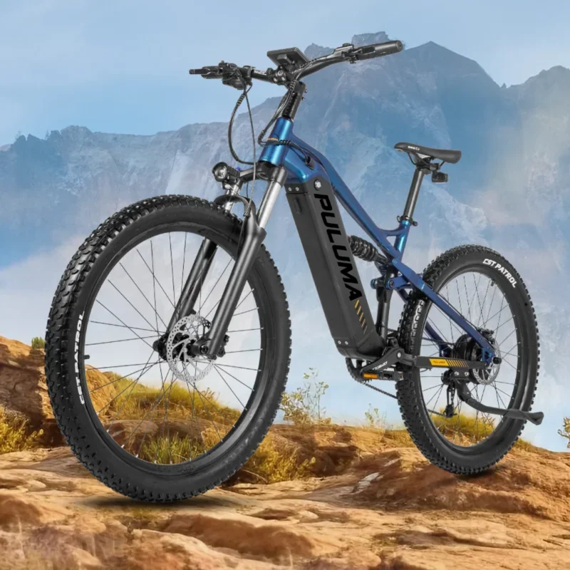 Full Suspension Electric Mountain Bike Off-Road Electric Bicycle 1000W 48V 20Ah 27.5*2.8