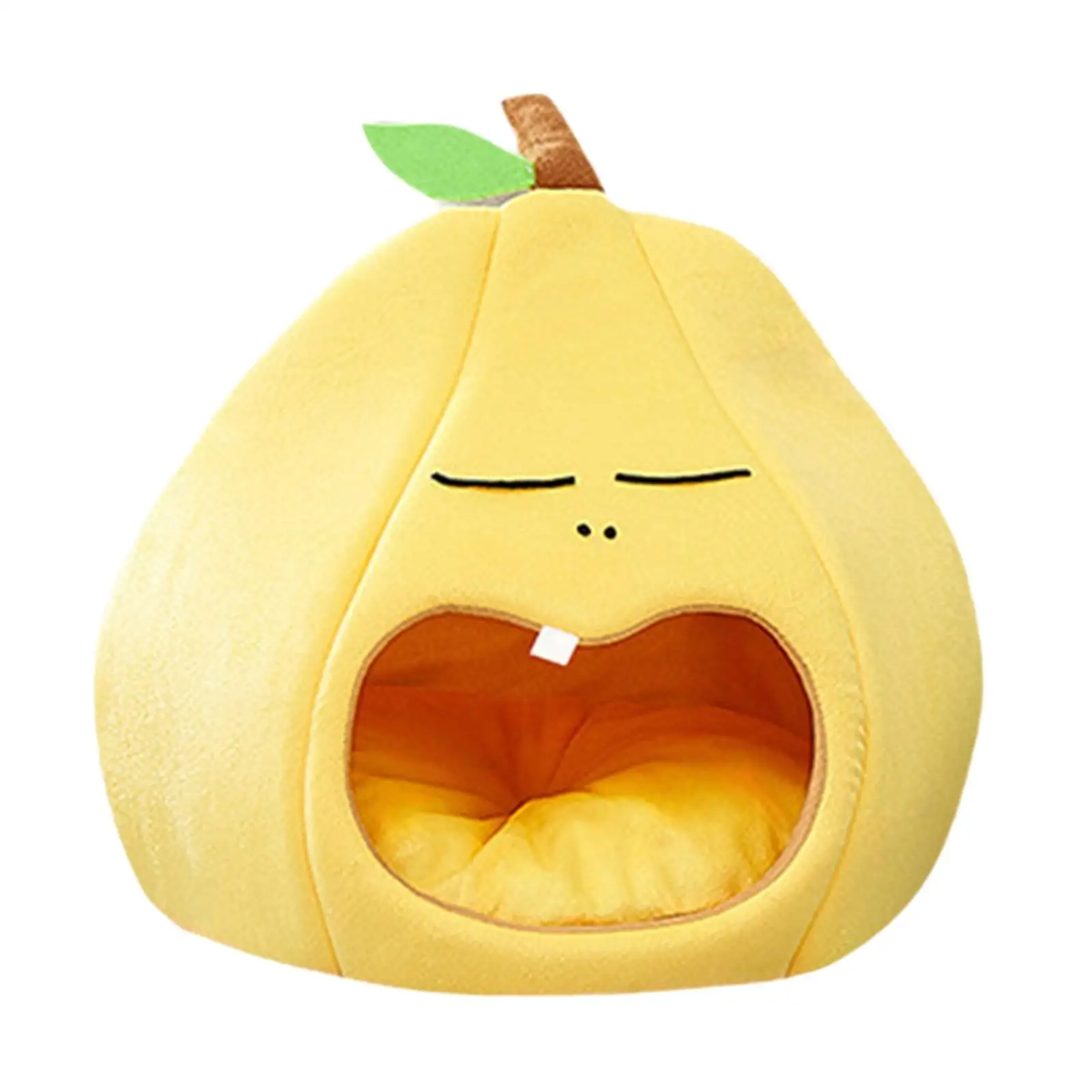 Semi Closed Cat Nest Pet Supplies Cozy AntiSlip Bottom Hideout Cat Tent Dog Cat Bed for Dogs Cats Kitten Puppy Small Animals
