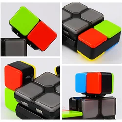 1 Pcs Magic Cubes Puzzle Toy Flip Slide 4 Game Modes Education Music with Light Cubes NSV Blocks Children's Birthday Gift