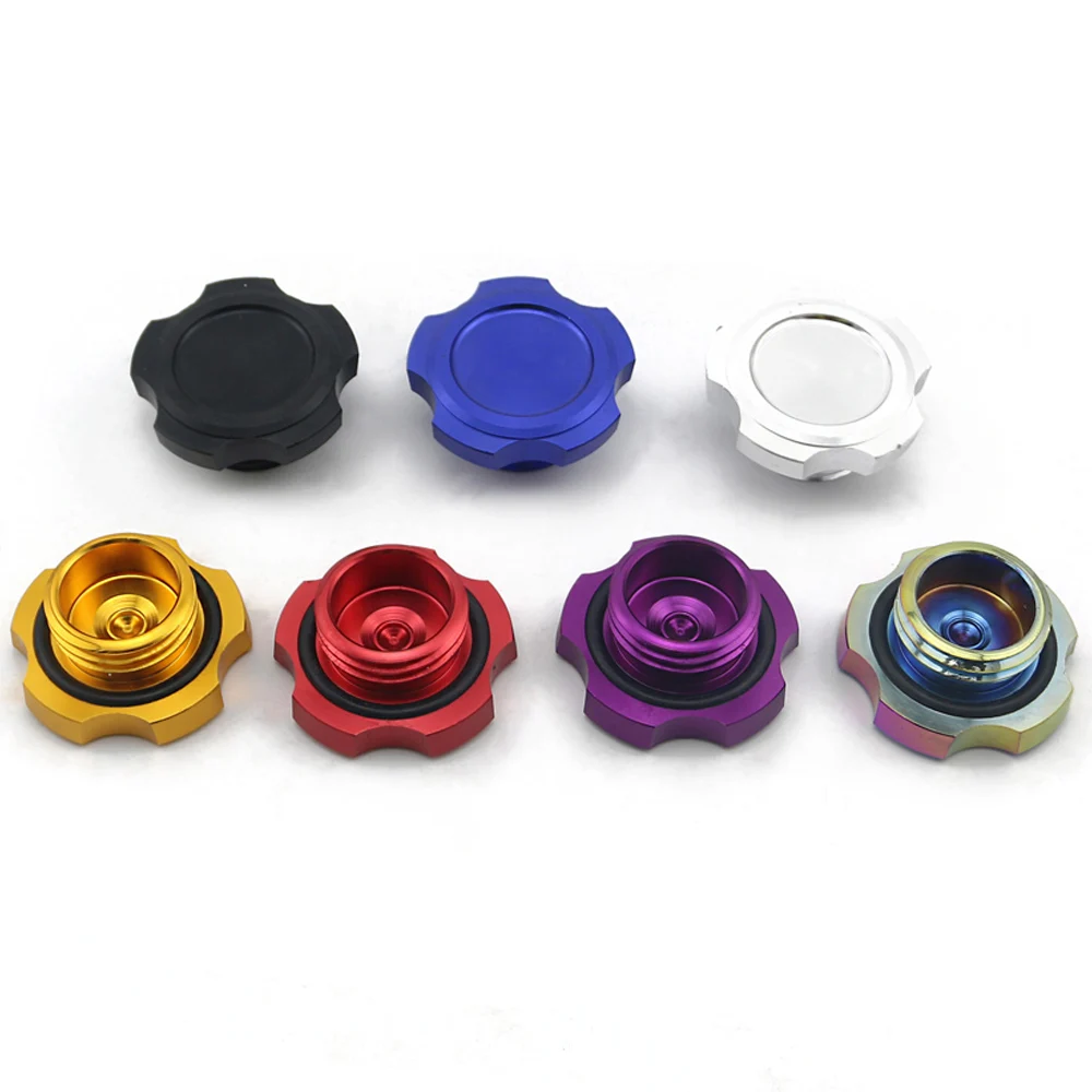 Aluminum Alloy Engine Oil Filler Cap 7 Colors Available For Subaru STI WRX GC GD GF GM GG GE Tank Covers Auto Replacement Parts