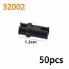 MOC Bolt Pin with Friction Peg Cross Axle Technical Building Blocks DIY Connector Bricks Compatible 2780 3673 77765 32556  32054 6
