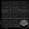 4pcs/9pcs 5mm Large Square Fuse Beads Boards, Plastic Beads Boards, Pegboard for DIY HAMA Bead Art Craft Beads Making Supplies 3