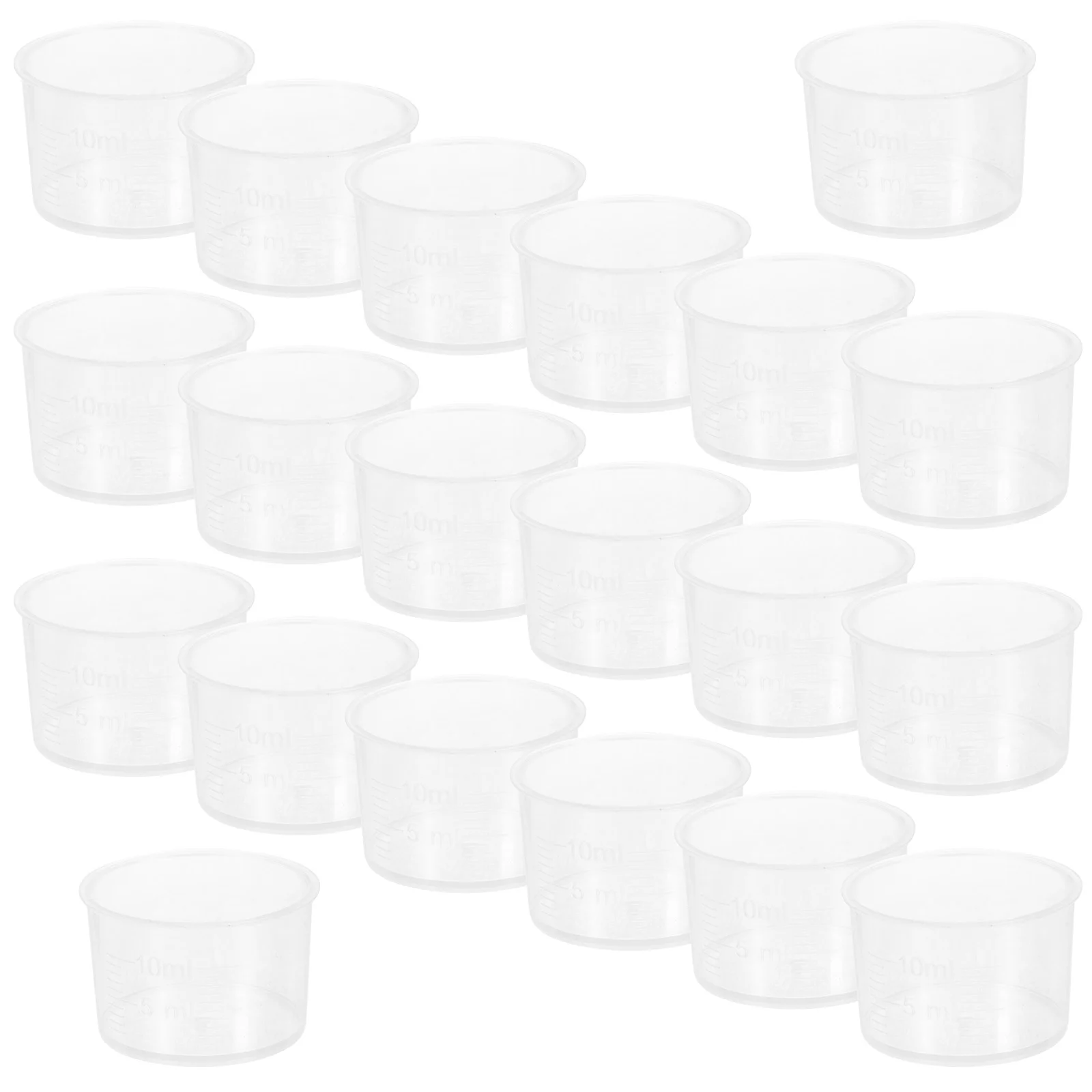 

Disposable Measuring Cups Transparent Easuring Cups Thickened Clear Plastic Liquid Volumetric Measurement Cups