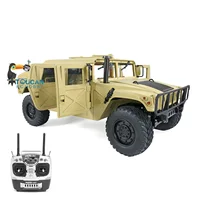 HG RC 4*4 U.S. Military Vehicle 1/10 P408 Racing Car Servo ESC Motor 16CH Radio Gift Toys 1