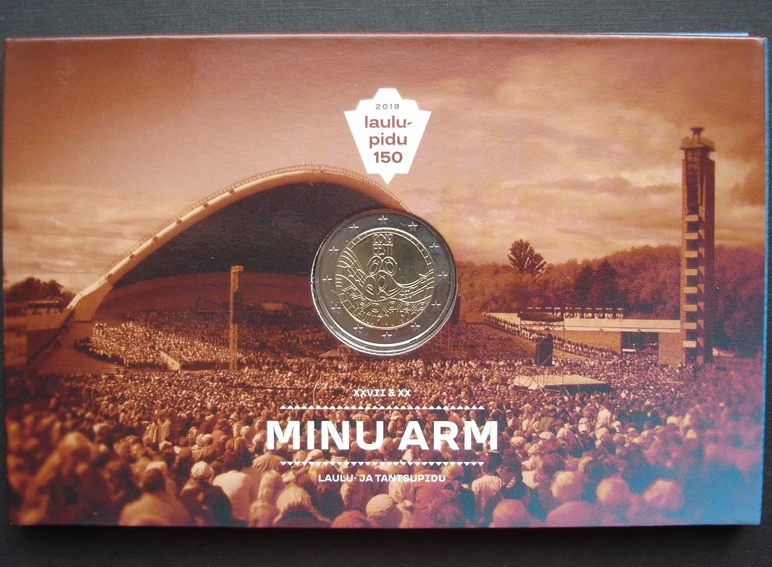 

2 Euros for the 150 Th Anniversary of Estonia Song Festival 2019 Commemorative Coin