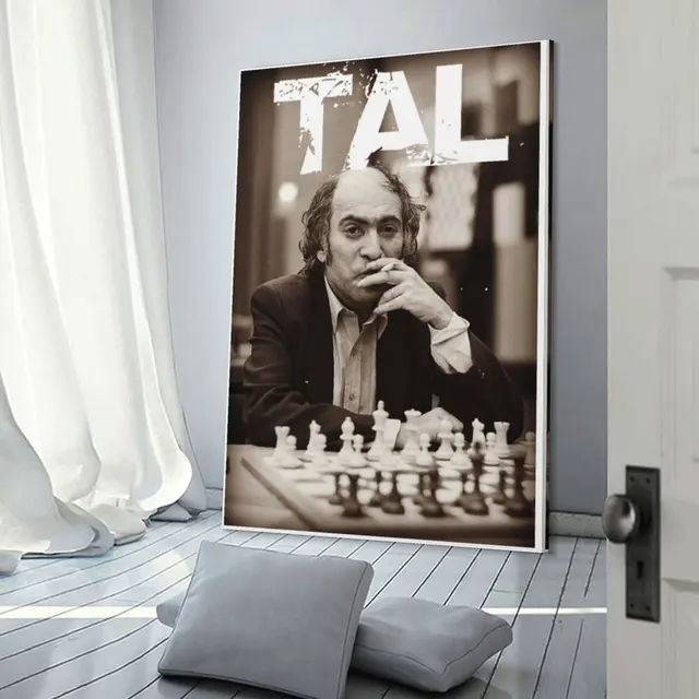 Russian Chess Grandmaster Mikhail Tal Poster for Sale by obviouslogic