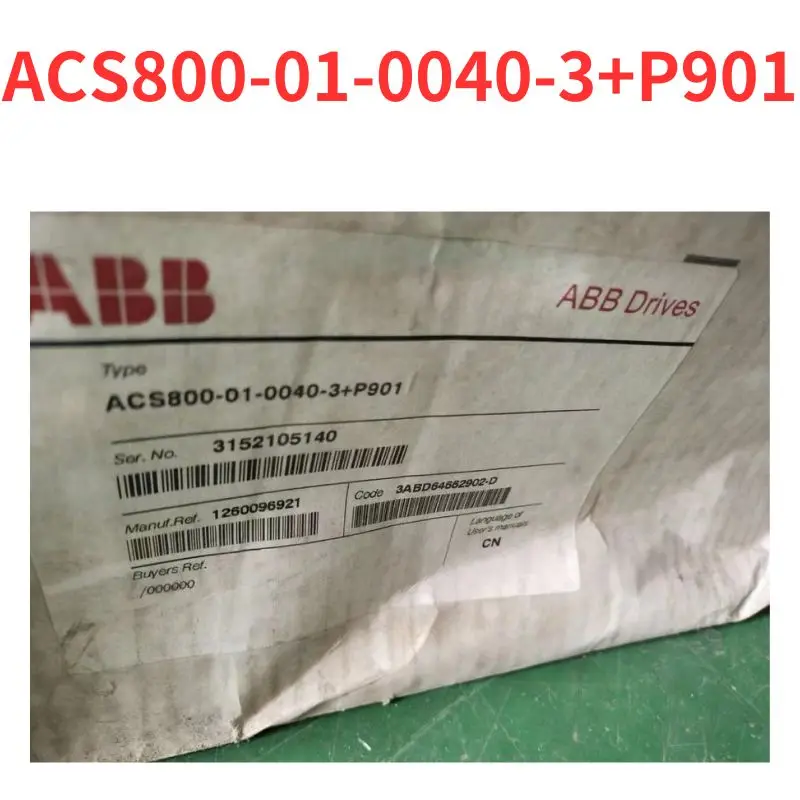 

Second-hand ACS800-01-0040-3+P901 inverter test OK Fast Shipping