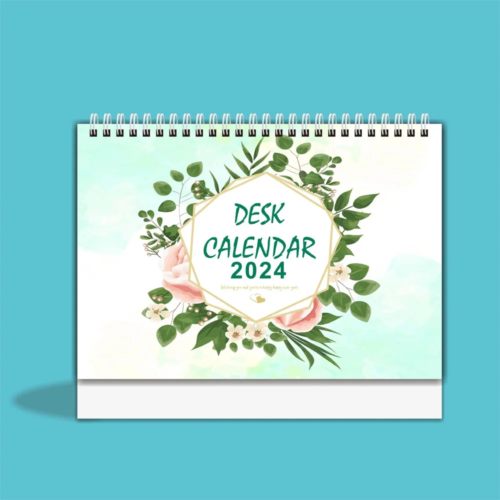 Large Desk Calendar 2024 Double Sided Stand Up Flip Calendar Desktop  Calendar Ornament For Home Office Table Calendar Planner - AliExpress