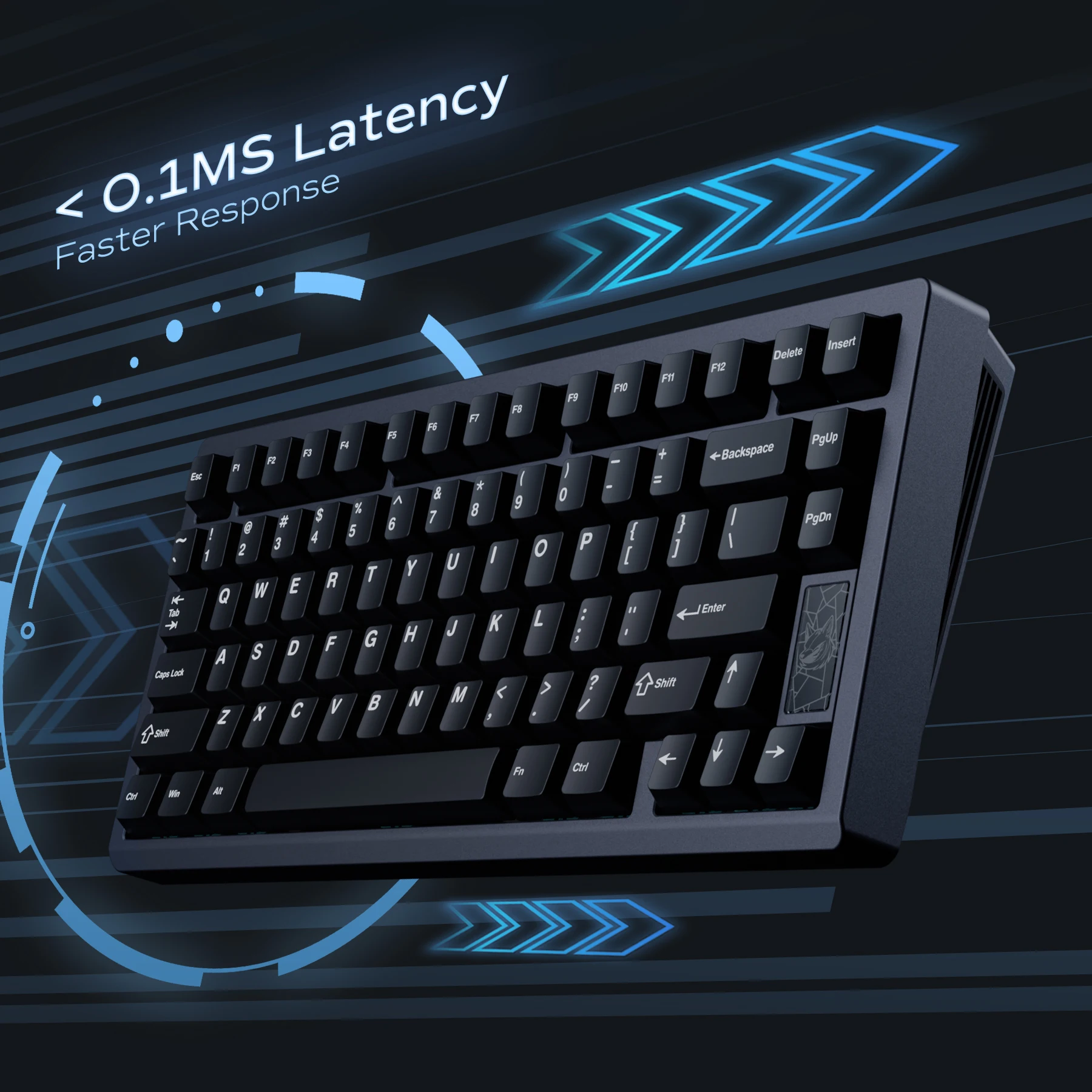 Chilkey Slice75 HE Gaming Keyboard: 75% Aluminum Rapid