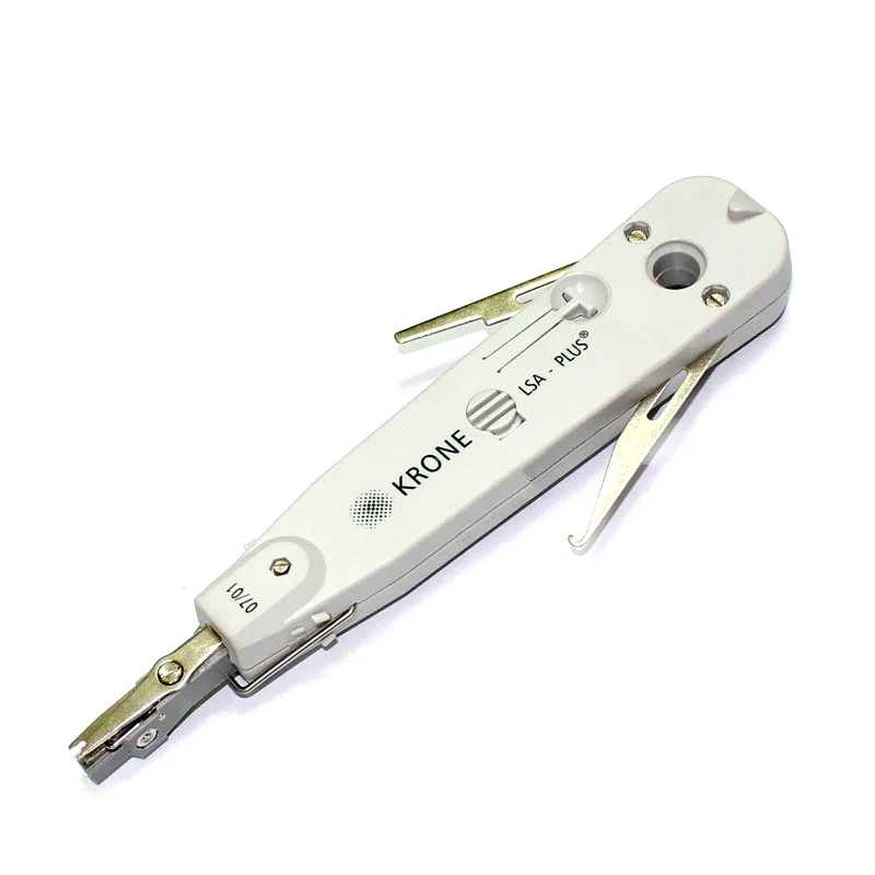 Krone LSA Punch Down Tool 110 Wire Cutter Telecom crimping plier Rj45 Keystone Jack Network Cable Telephone Module Patch Panel