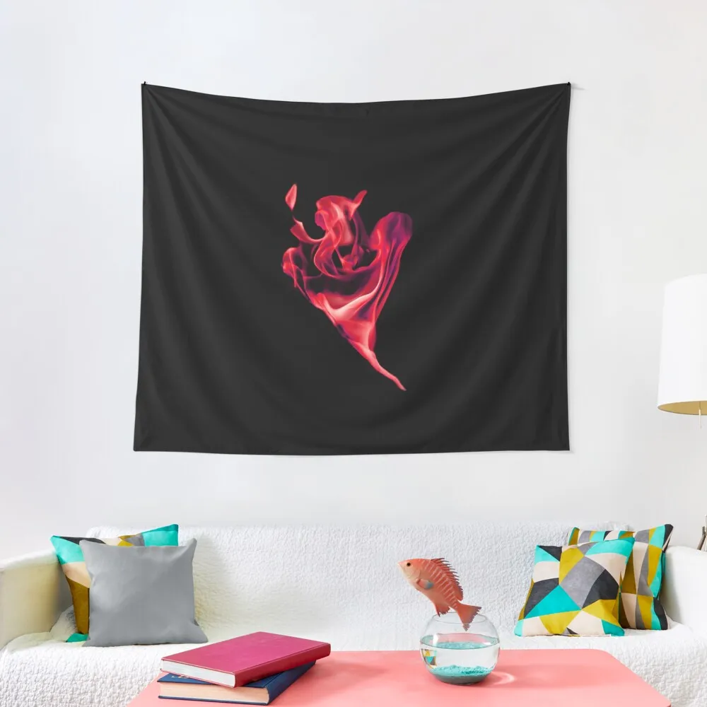 

Rose Fire Red Tapestry Decorative Paintings Living Room Decoration