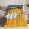 Luxury Throw Blanket Fluffy Psyduck Decorative Sofa Blanket King Size Bed Blankets Sofa Decoration Blankets & Throws Cobija Knee 3