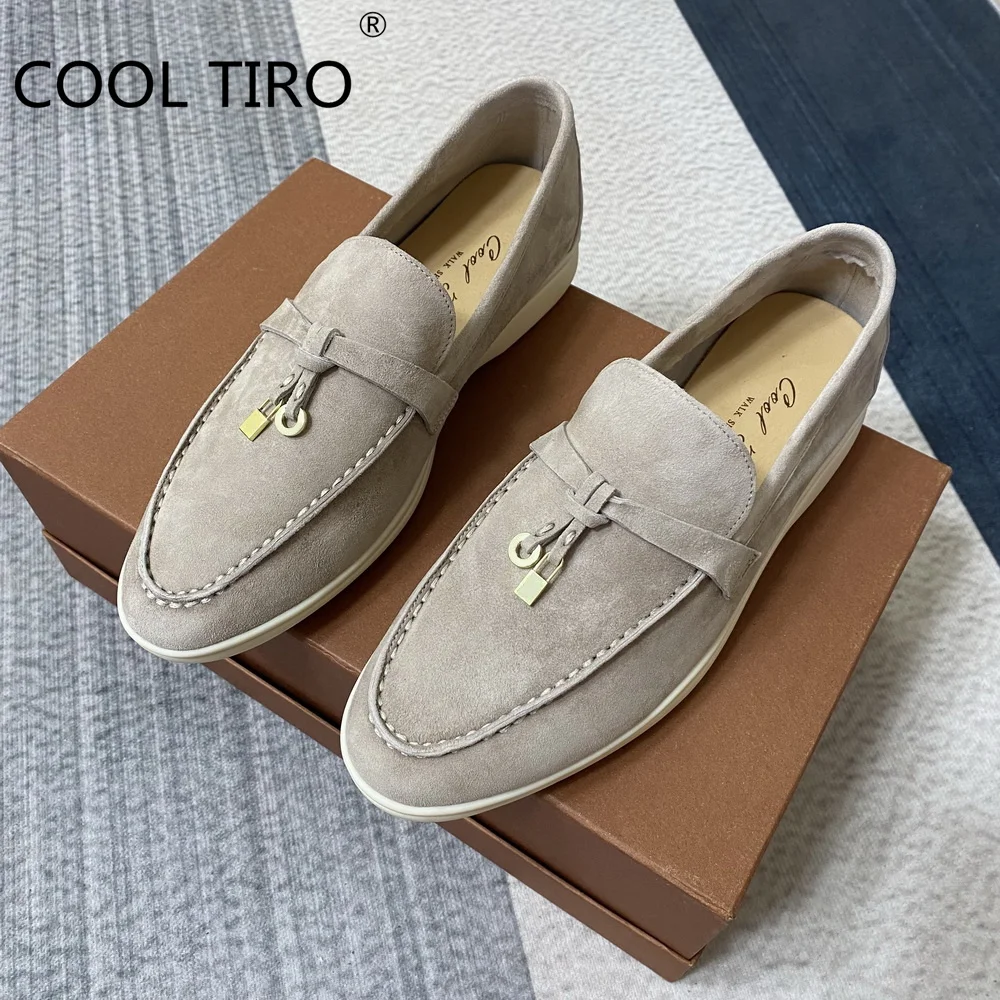 COOL TIRO MENS casual shoes FASHION LEATHER fallow loafers shoes gray ventilate Sport Shoes Platform Sneaker anti-slip