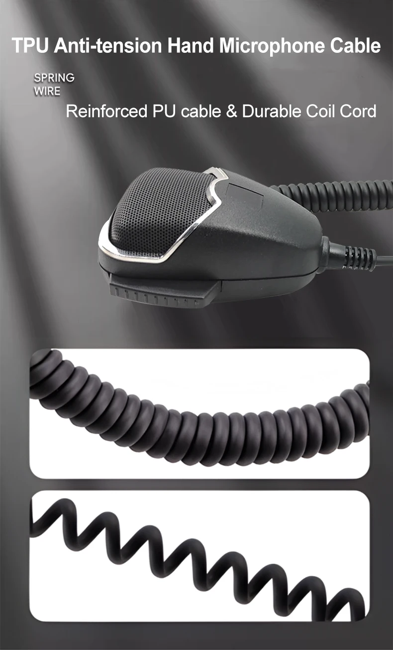 CB-25 Microphone 4 Pin Connector For Cobra PR240 PR245 PR550 PR3000 PR3175 PR420