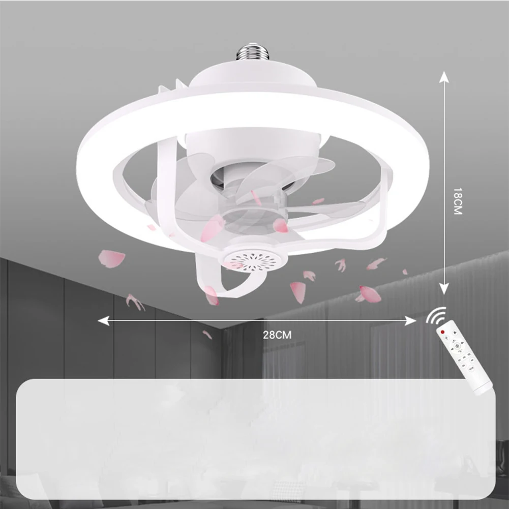 Plafonnier LED RGB au design moderne, avec télécommande, éclairage d'intérieur, luminaire décoratif de plafond, idéal pour une chambre à coucher, vitesse de vent réglable