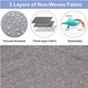 Under Bed Storage Containers,Underbed Storage 4.5 Inches Low Profile with Sturdy Sidewalls/Bottom for Clothes, Blanket, Pillows 4