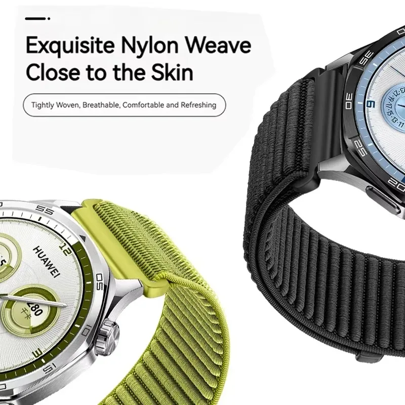 Versatile Nylon Strap Bracelet in Multiple Sizes (18mm/20mm/22mm)