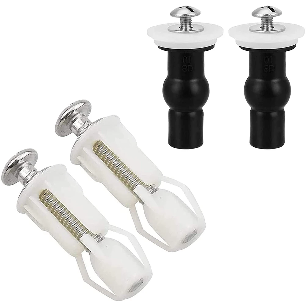 Description Picture 5 of item4pcs Top Fix Toilet Seat Screws Nut Cover Lid Pan Fixing WC Blind Hole Fitting Kits Universal Bathroom Accessories